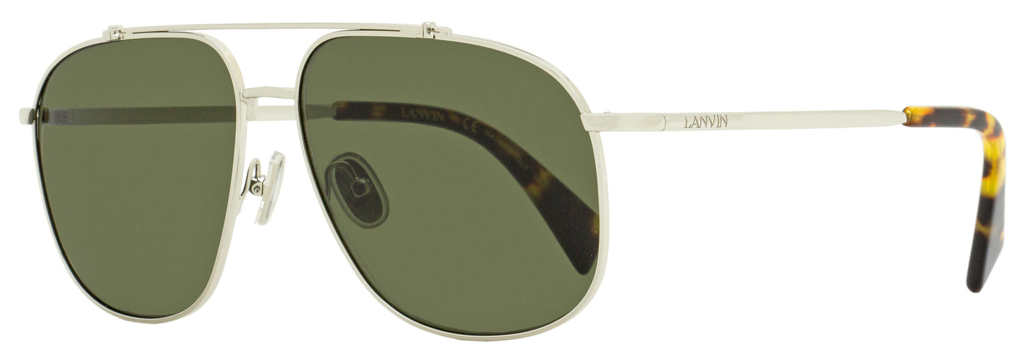 Lanvin Navigator Sunglasses LNV110S 045 Silver/Havana 60mm