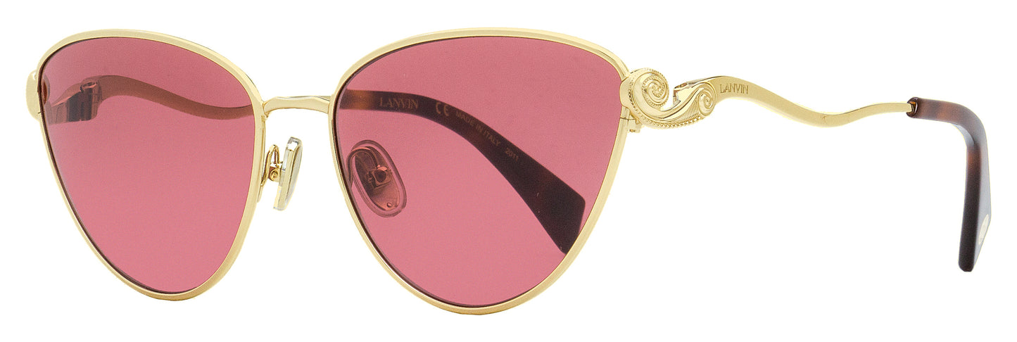 Lanvin Rateau Cat-Eye Sunglasses LNV112S 716 Gold/Havana 59mm