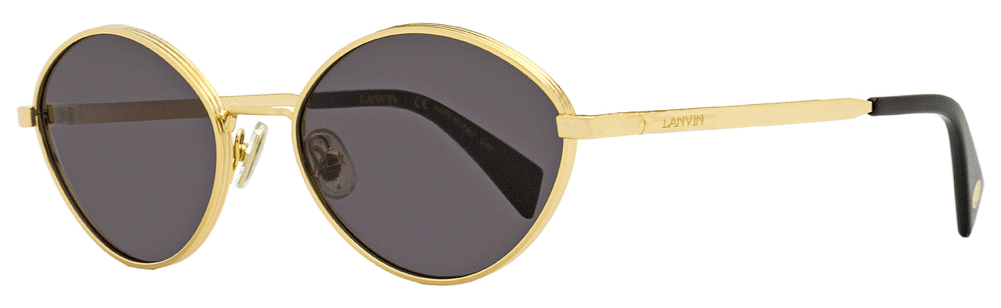 Lanvin Oval Sunglasses LNV116S 710 Gold/Black 57mm