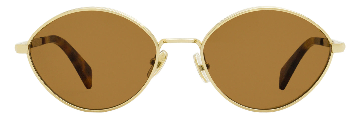 Lanvin Oval Sunglasses LNV116S 723 Gold/Havana 57mm
