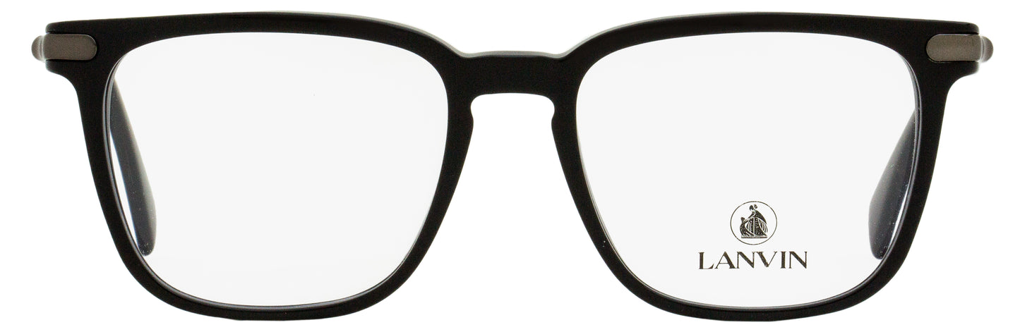 Lanvin LNV2608 Rectangular Eyeglasses 001 Black/Gunmetal 53mm