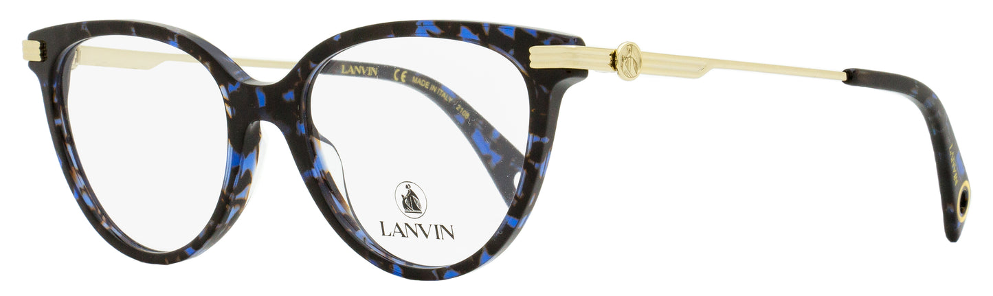 Lanvin LNV2614 Tea Cup Eyeglasses 425 Blue Havana 53mm