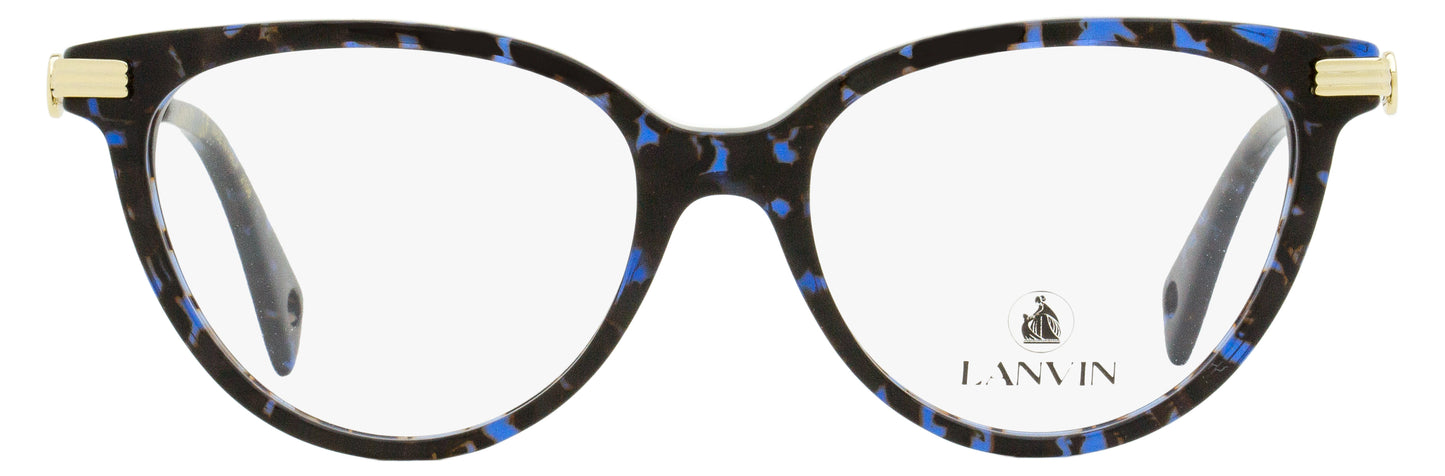 Lanvin LNV2614 Tea Cup Eyeglasses 425 Blue Havana 53mm