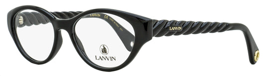 Lanvin Oval Eyeglasses LNV2623 001 Black 52mm