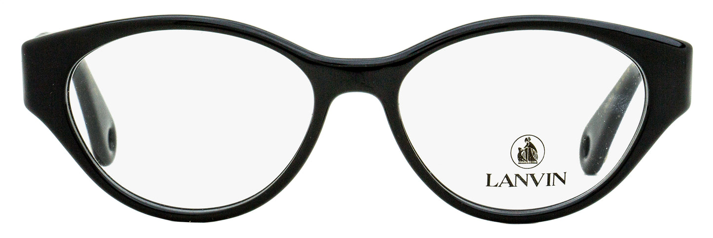 Lanvin Oval Eyeglasses LNV2623 001 Black 52mm