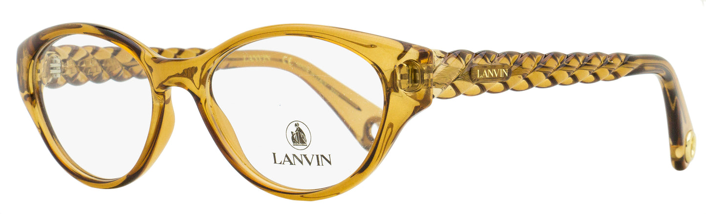 Lanvin Oval Eyeglasses LNV2623 208 Caramel 52mm