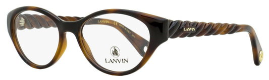 Lanvin Oval Eyeglasses LNV2623 214 Havana 52mm