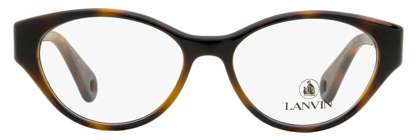 Lanvin Oval Eyeglasses LNV2623 214 Havana 52mm