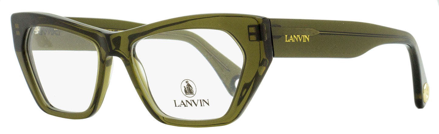 Lanvin Modified Rectangle Eyeglasses LNV2627 319 Khaki 54mm