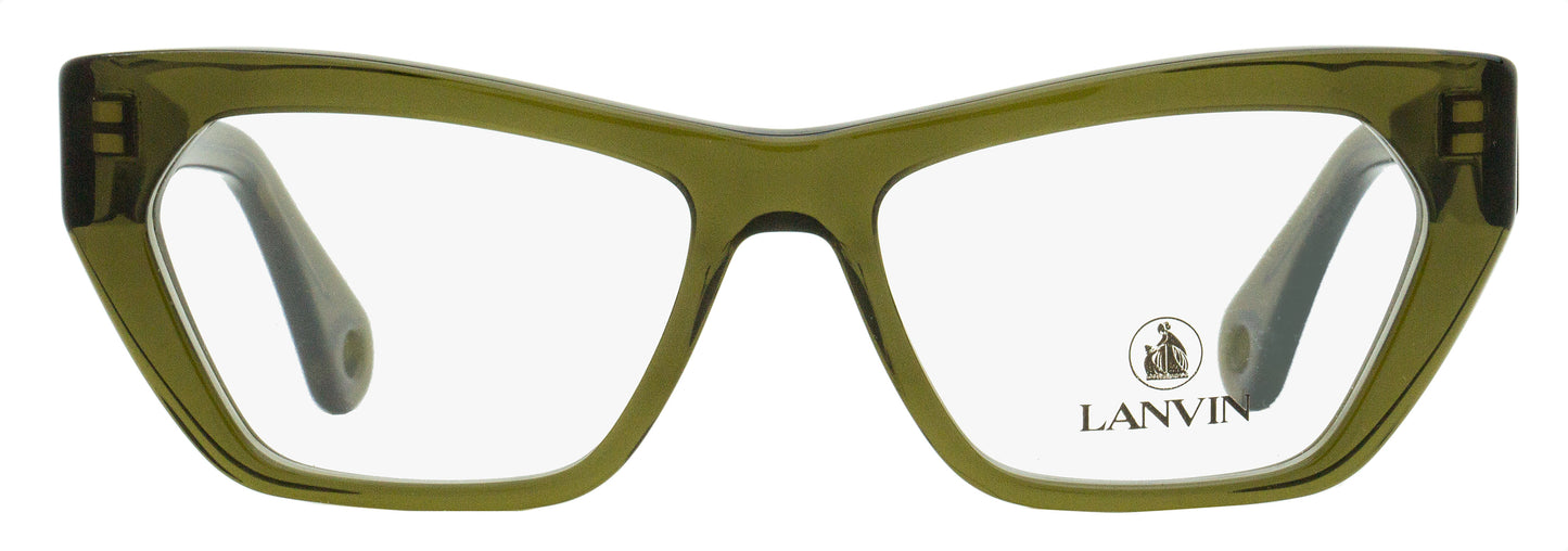 Lanvin Modified Rectangle Eyeglasses LNV2627 319 Khaki 54mm