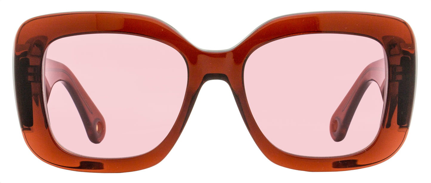 Lanvin Square Sunglasses LNV626S 601 Deep Red 53mm