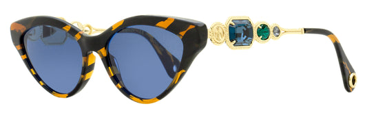 Lanvin Crystal Sunglasses LNV631SR 236 Tiger Stripe 56mm