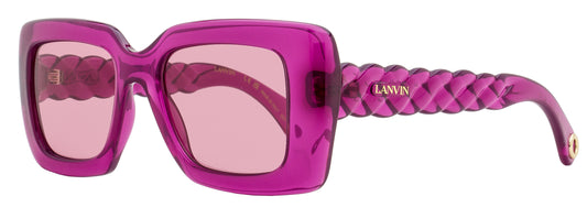 Lanvin Rectangular Sunglasses LNV642S 654 Fuchsia 52mm