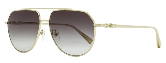 Longchamp Petite Pilot Sunglasses LO174S 723 Gold 57mm