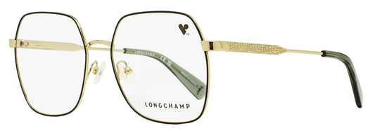 Longchamp LGP Square Eyeglasses LO2148 728 Gold/Black 55mm