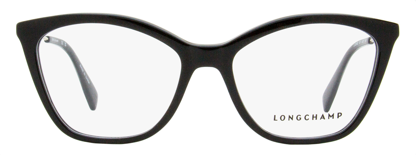 Longchamp Butterfly Eyeglasses LO2692 001 Black/Gold 54mm