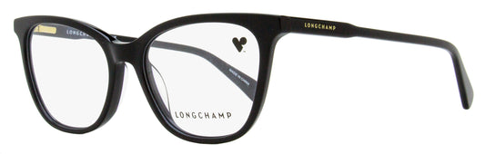 Longchamp Rectangular Eyeglasses LO2694 001 Black/Gold 54mm