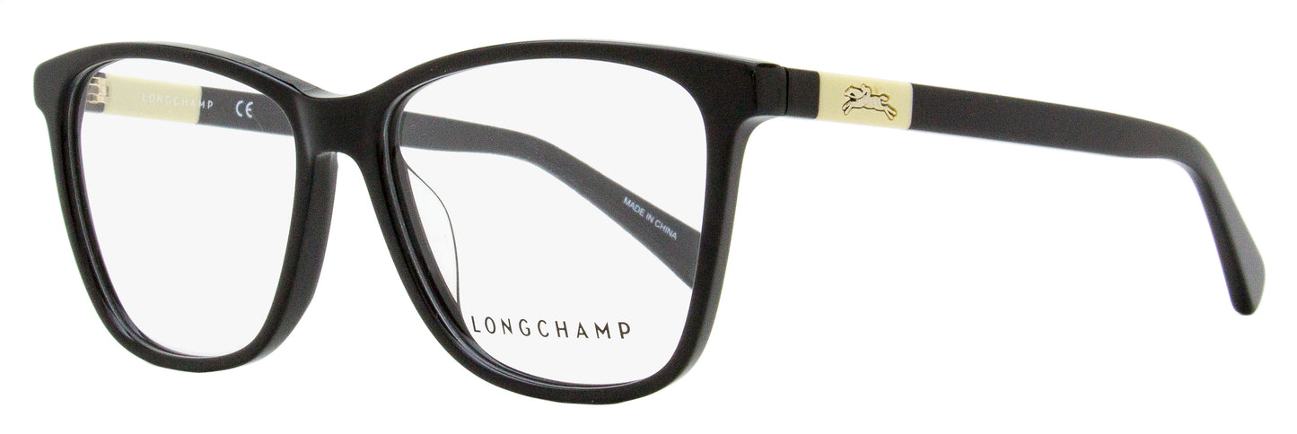 Longchamp Square Eyeglasses LO2700 001 Black 52mm