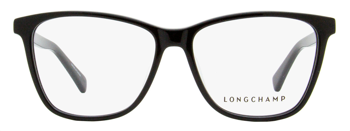 Longchamp Square Eyeglasses LO2700 001 Black 52mm