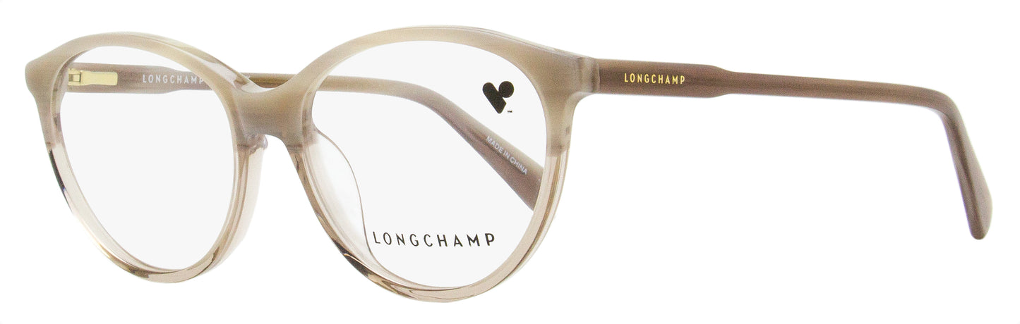 Longchamp Oval Eyeglasses LO2709 106 Gray Horn/Ivory 53mm