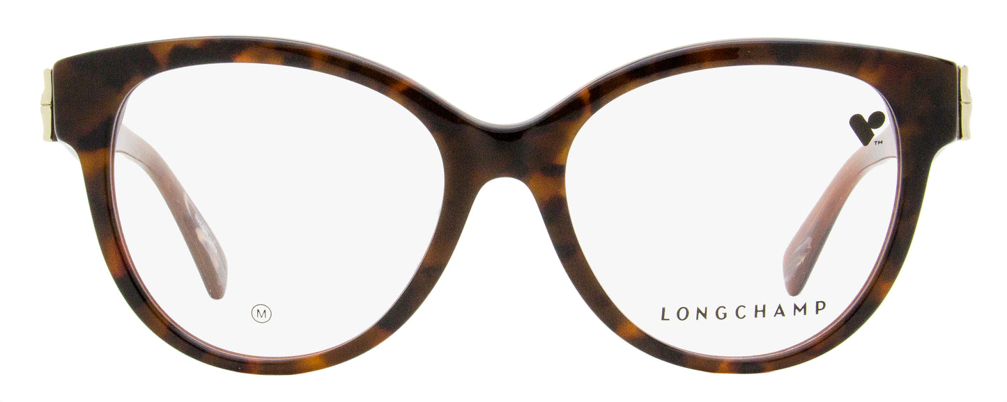 Longchamp Tea Cup Eyeglasses LO2714 230 Havana 52mm