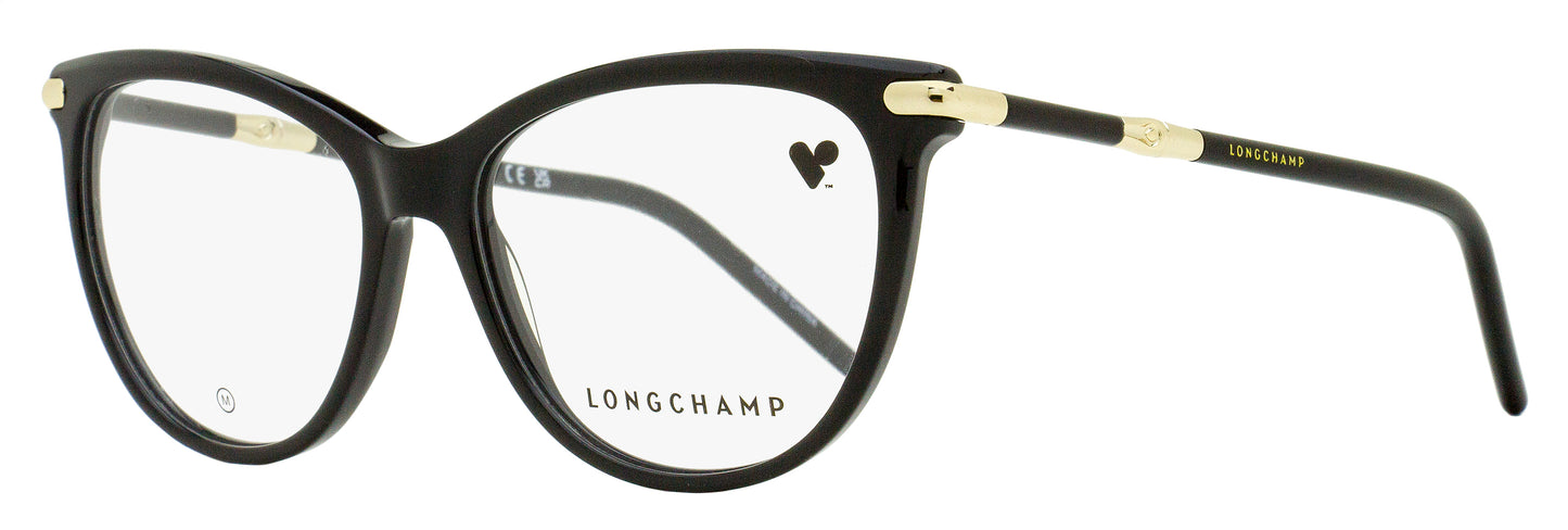Longchamp Soft Oval Eyeglasses LO2727 001 Black 53mm
