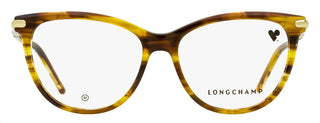 Longchamp Soft Oval Eyeglasses LO2727 238 Brown Horn 53mm