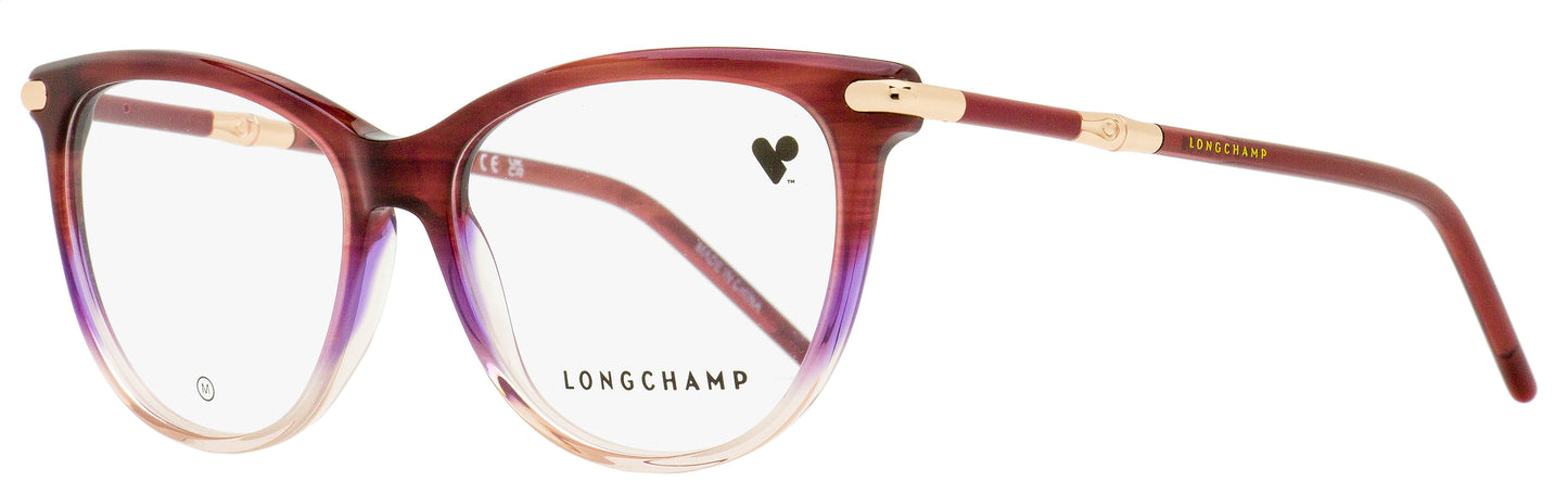 Longchamp Soft Oval Eyeglasses LO2727 603 Burgundy-Pink 53mm