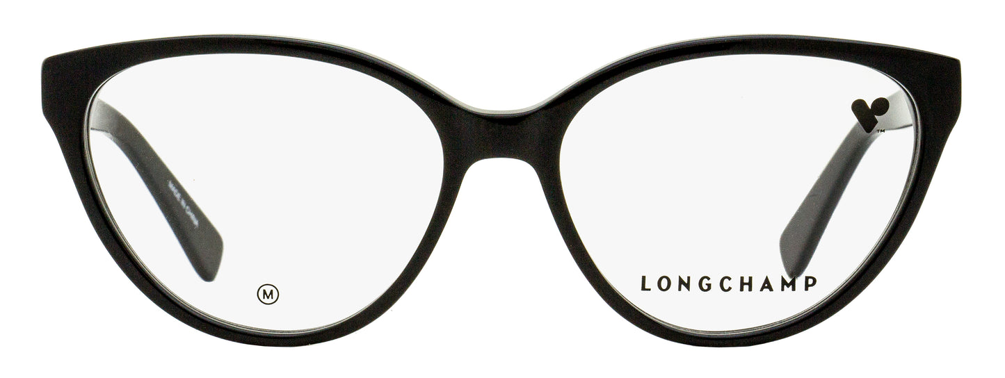 Longchamp Cat Eye Eyeglasses LO2764 001 Black 53mm