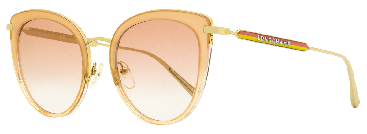 Longchamp Butterfly Sunglasses LO661S 750 Peach/Gold 53mm 