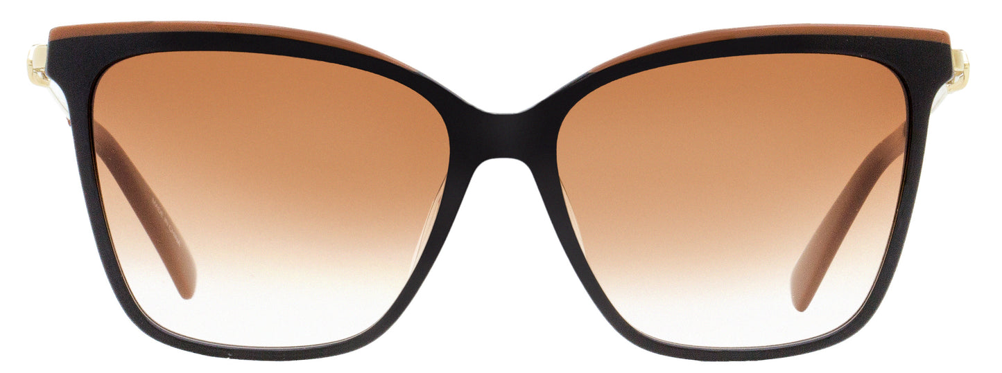 Longchamp Square Sunglasses LO683S 001 Black/Brown/Gold 56mm