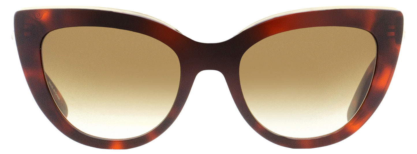 Longchamp Cat Eye Sunglasses LO686S 518 Red Havana 51mm