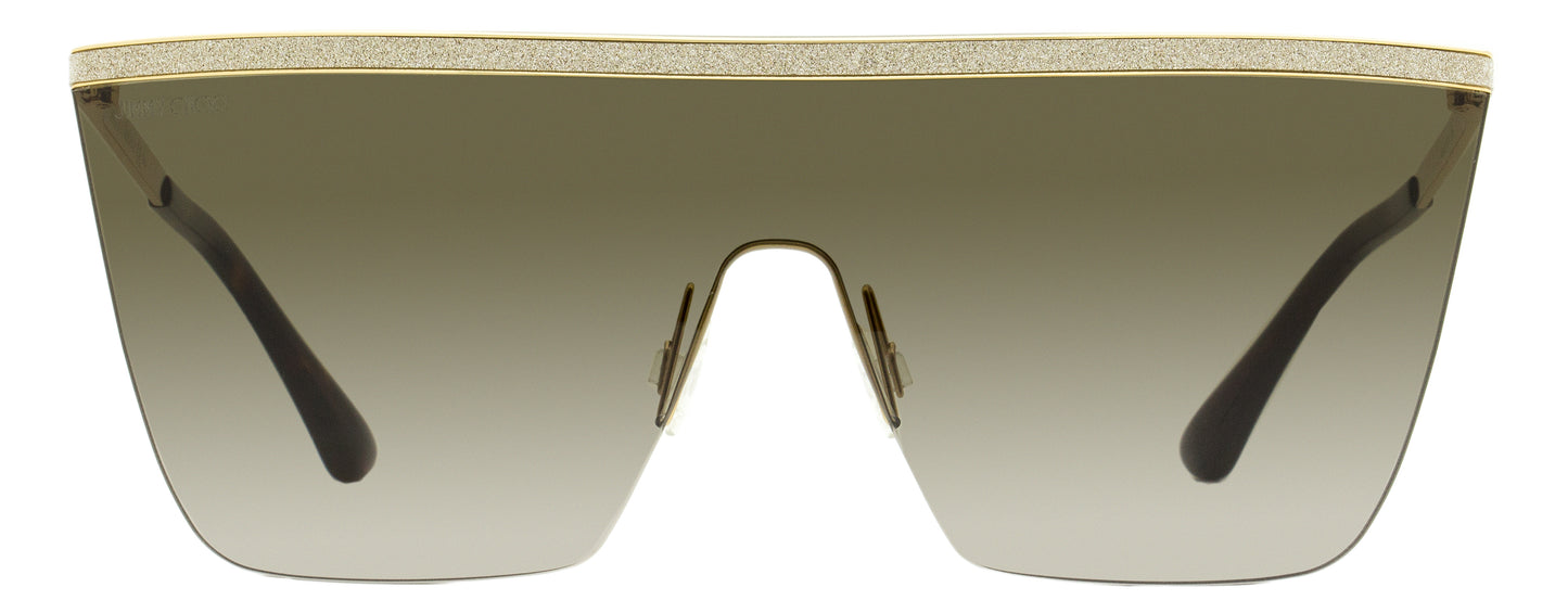 Jimmy Choo Mask Sunglasses Leah 06JHA Gold/Havana 99mm