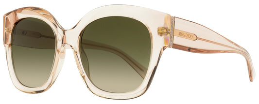 Jimmy Choo Square Sunglasses Leela FWMHA Nude 55mm