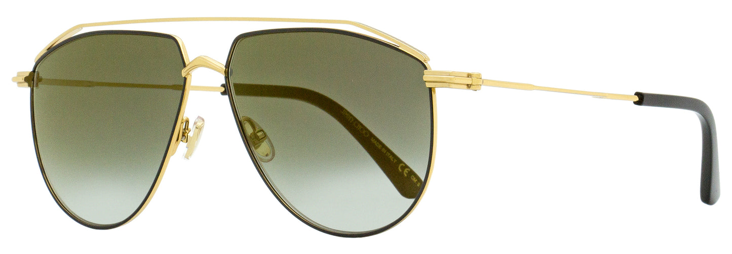 Jimmy Choo Pilot Sunglasses Lex 2M2FQ Black/Gold 59mm