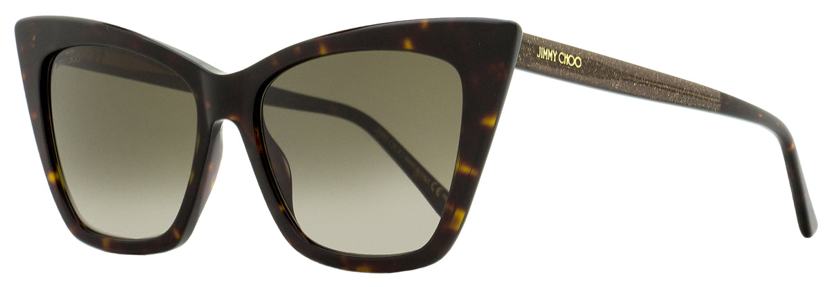 Jimmy Choo Cat Eye Lucine Sunglasses 086HA Havana 55mm Jimmy Choo Women main image 4