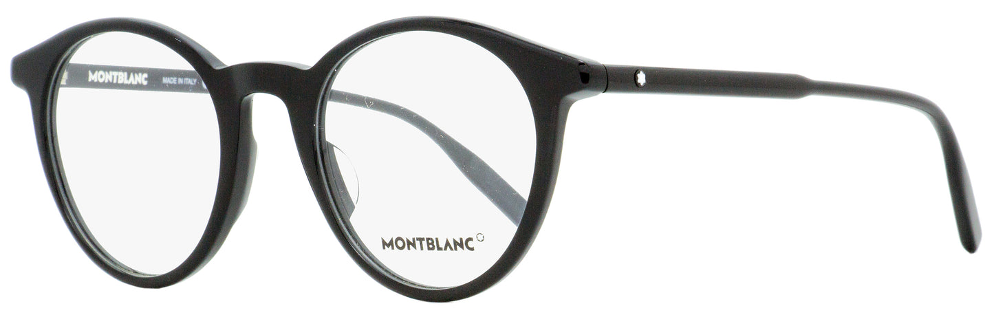 Montblanc Oval Eyeglasses MB0009O 005 Black 50mm 0009