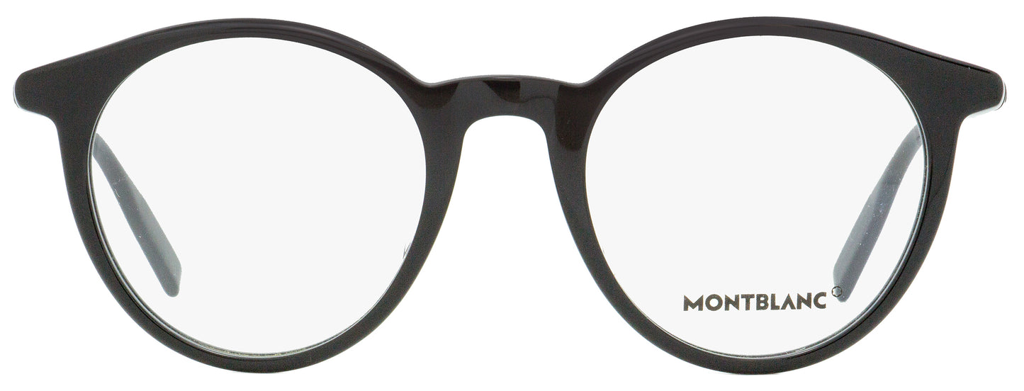 Montblanc Oval Eyeglasses MB0009O 005 Black 50mm 0009