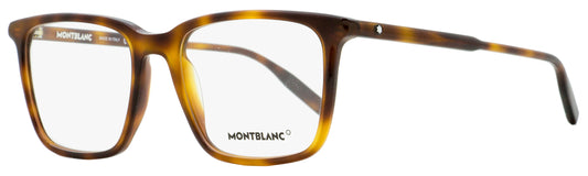 Montblanc Rectangular Eyeglasses MB0011O 006 Havana 54mm 0011