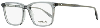 Montblanc Rectangular Eyeglasses MB0011O 008 Transparent Grey 54mm 0011