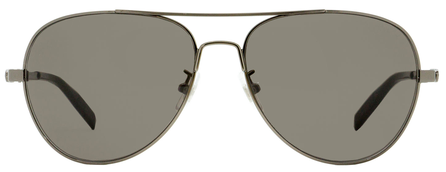 Montblanc Pilot Sunglasses MB0027S 006 Ruthenium/Black 60mm 0027