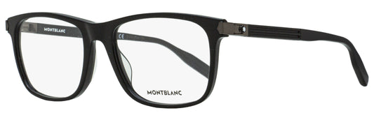 Montblanc Rectangular Eyeglasses MB0035O 005 Black 57mm 0035