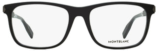 Montblanc Rectangular Eyeglasses MB0035O 005 Black 57mm 0035