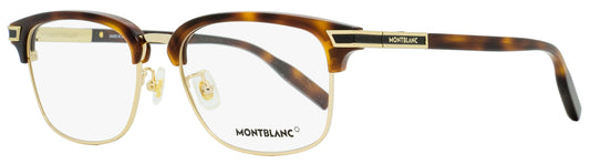 Montblanc Rectangular Eyeglasses MB0043O 006 Gold/Havana 55mm 0043