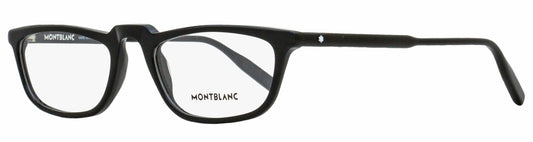 Montblanc Rectangular Eyeglasses MB0053O 001 Black 54mm