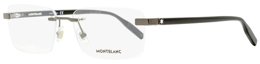 Montblanc Rimless Eyeglasses MB0055O 005 Dark Ruthenium/Black 59mm 0055