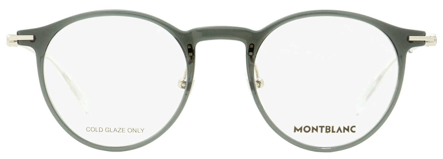 Montblanc Pantos Eyeglasses MB0099O 001 Gray/Silver/Transparent 48mm 0099