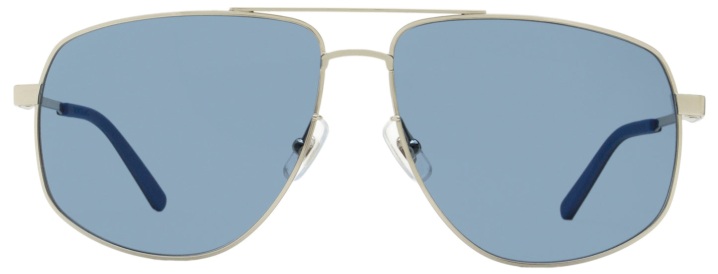 Montblanc Navigator Sunglasses MB0102S 003 Silver/Black/Blue 60mm 102