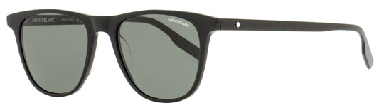 Montblanc Thin Frame Sunglasses MB0150S 001 Black 54mm 150