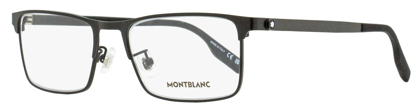 Montblanc Carbon Fibre Eyeglasses MB0187O 001 Black 54mm